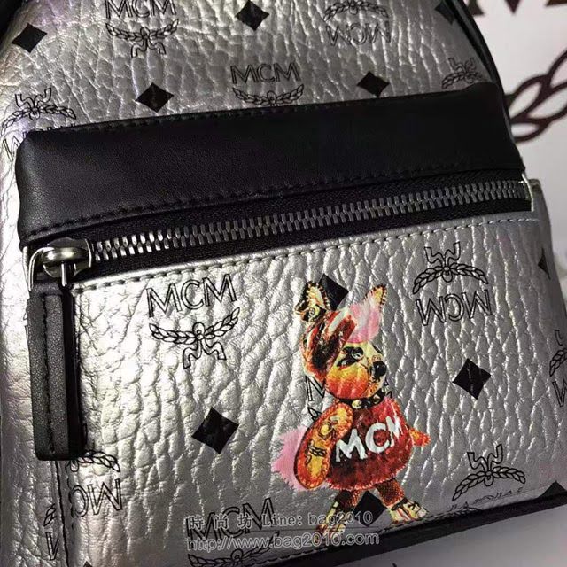 MCM雙肩包 原單 5803 3D絲印兔子簡易設計 ykk拉鏈 迷你款 MCM女背包  mdmc1159